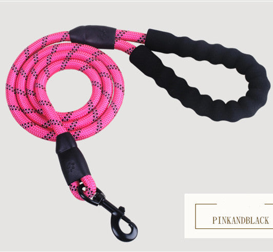 Reflective Nylon Dog Leash – Comfort, Safety & Control in Every Walk