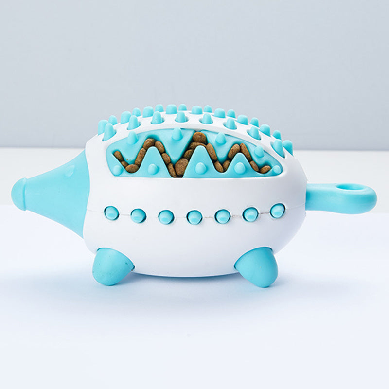 Interactive TPR Food‑Dispensing Dog & Cat Toy – Clean Teething, Smart Play