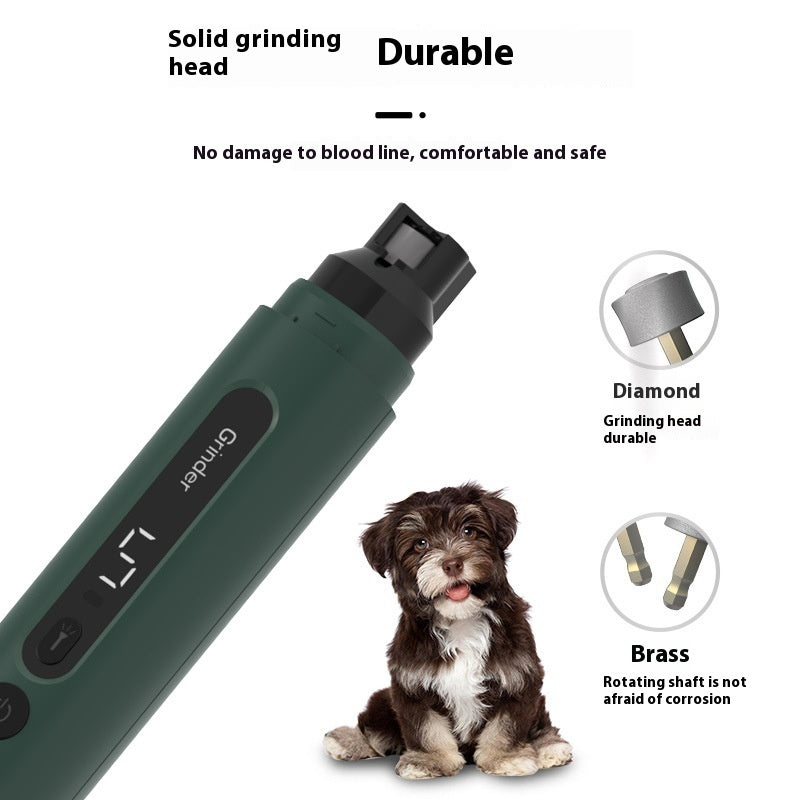 GentleGlow Rechargeable Pet Nail Grinder