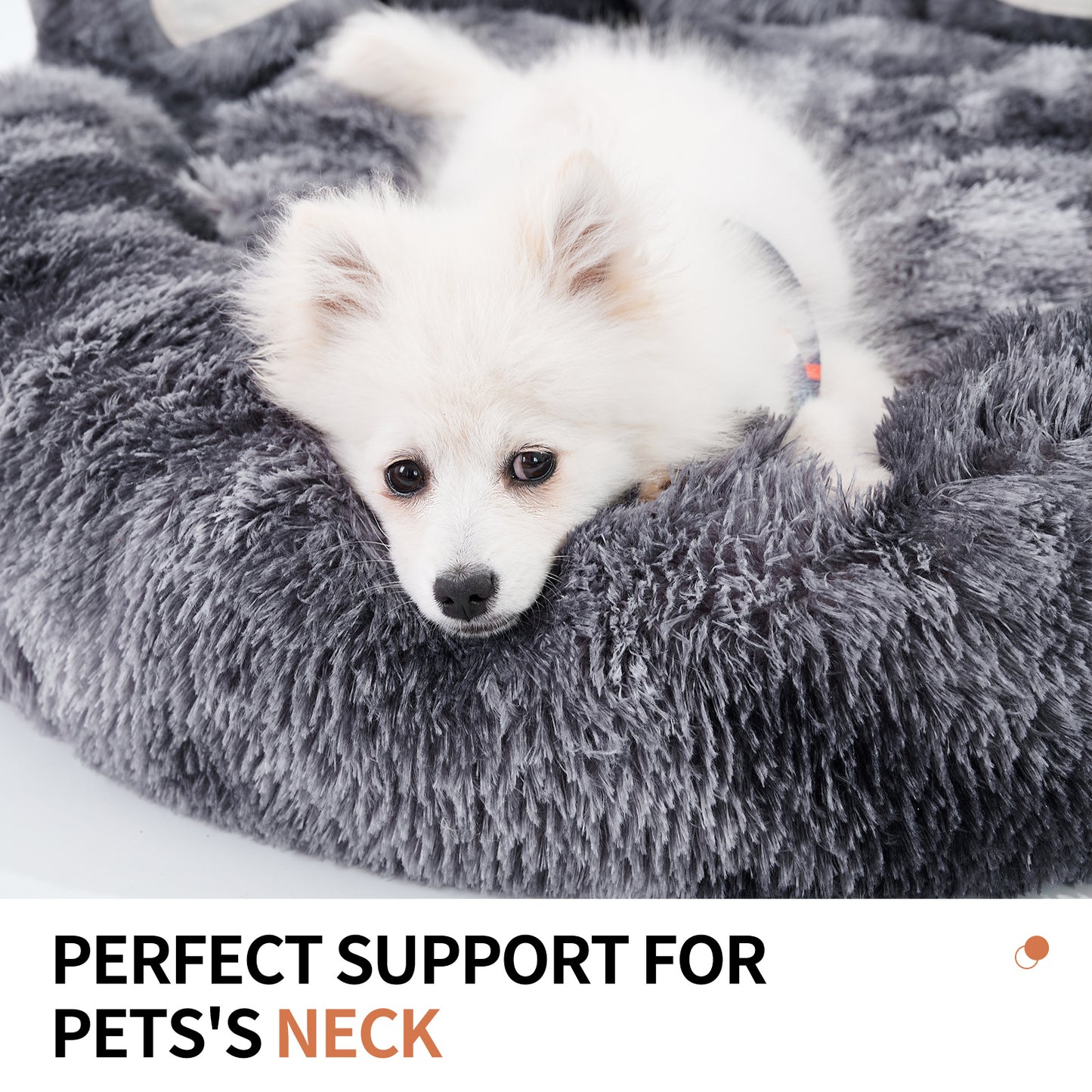 Bear Paw Shape Dog Bed – Plush & Cozy Pet Bed for Small to Medium Dogs