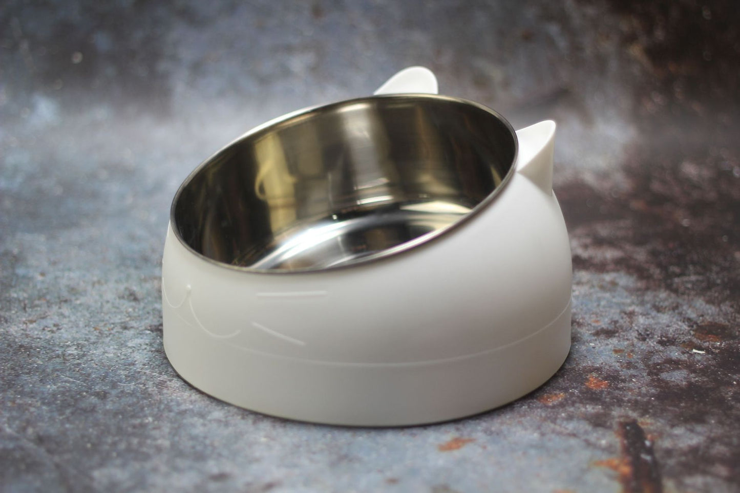 Cervical‑Support Oblique Cat Bowl — Healthy Mealtime for Your Pet