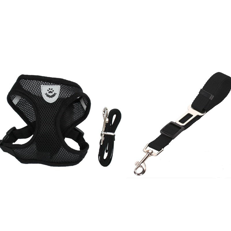 Premium Adjustable Pet Car Seat Belt Leash – Safe Travel Without Stress