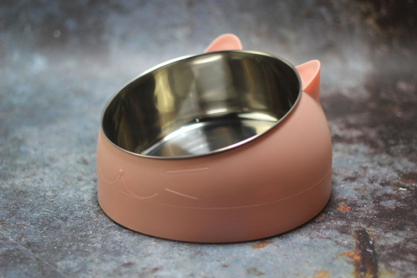 Cervical‑Support Oblique Cat Bowl — Healthy Mealtime for Your Pet