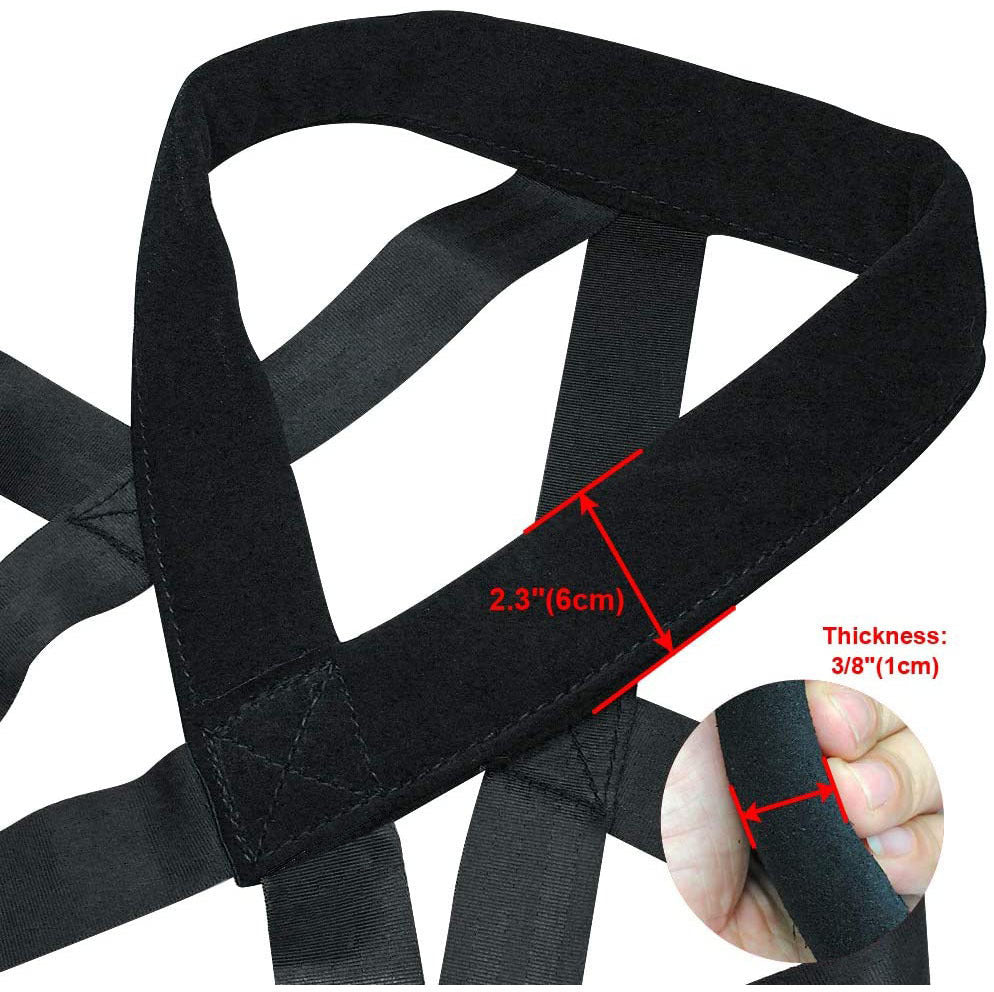 Reflective Nylon Chest‑Strap Dog Harness – Safe Control Without Neck Strain