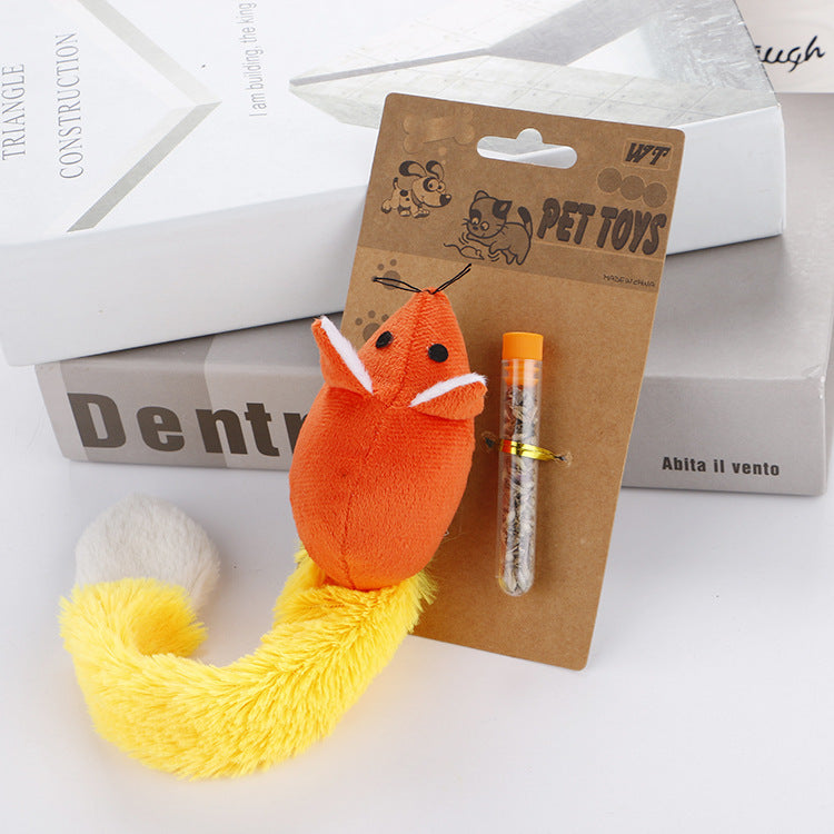 Long‑Tail Teaser Mouse – Irresistible Chase Toy for Happy, Active Cats