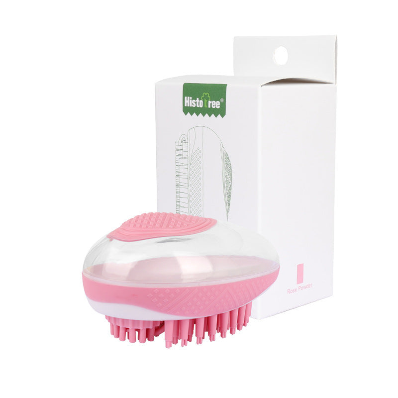 Pet Spa Massage Brush – 2‑in‑1 Bath & Gentle Groomer