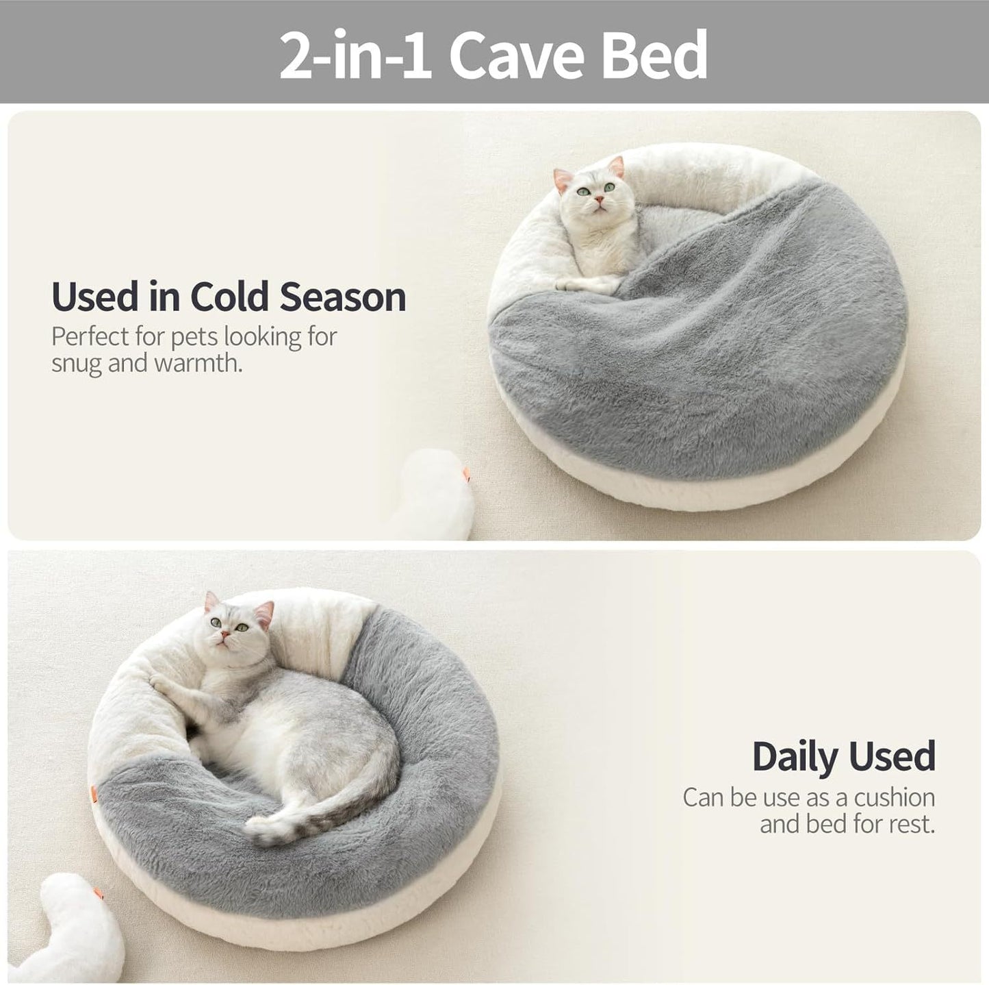 Cloud-Soft Haven for Cats & Small Dogs