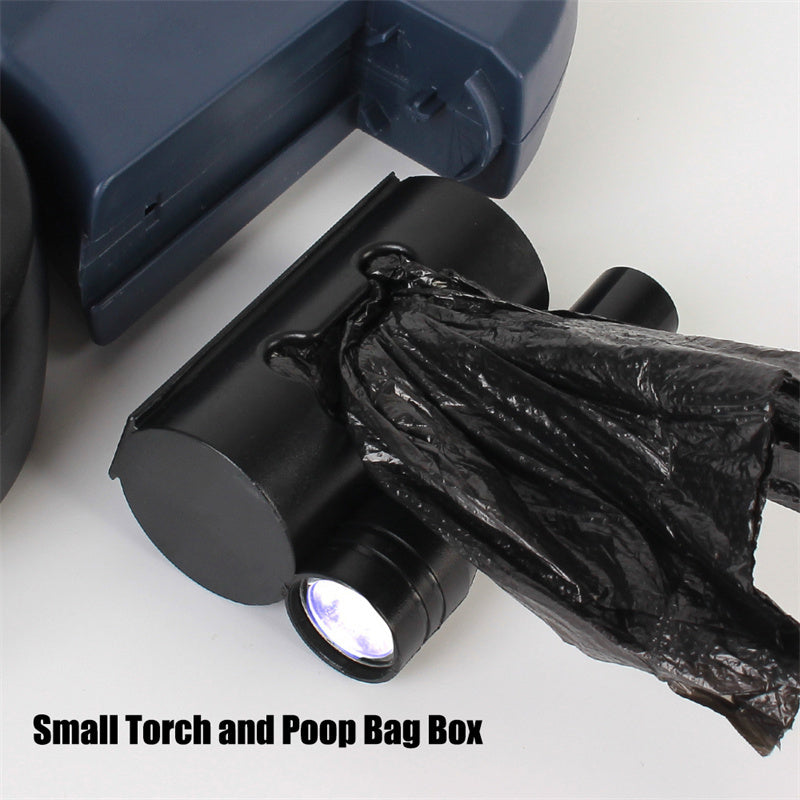 Retractable Reflective Dual Leash with LED Lights – Walk Two Small Dogs Stress‑Free