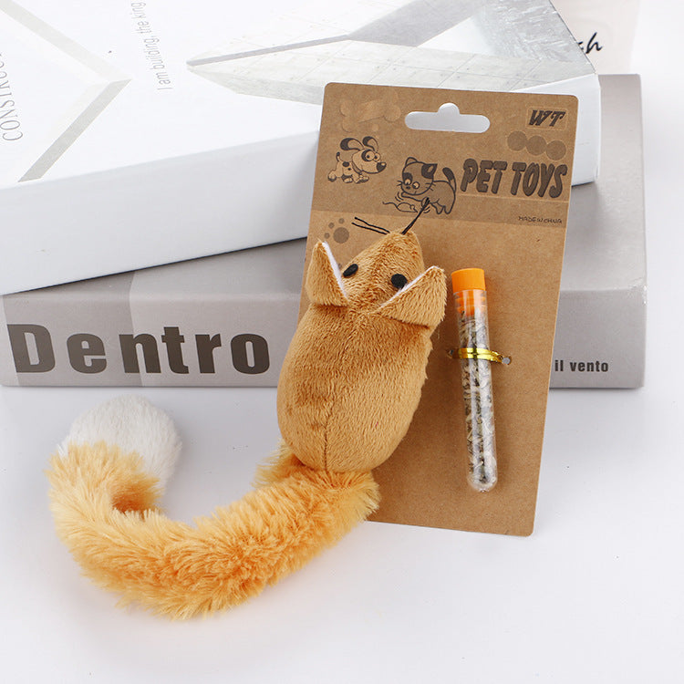 Long‑Tail Teaser Mouse – Irresistible Chase Toy for Happy, Active Cats