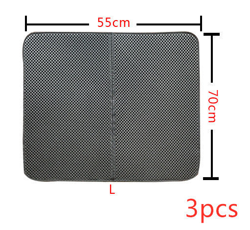 Double-Layer Cat Litter Mat – Keep Floors Clean & Paws Happy
