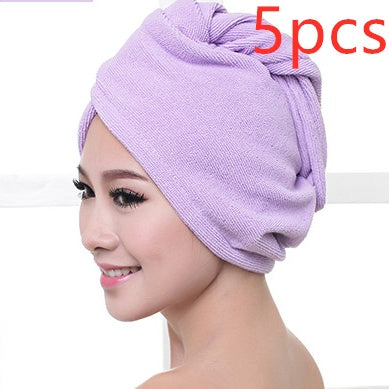 Women's Hair Dryer Cap, Absorbent Dry Hair Towel - Barking Good Deals
