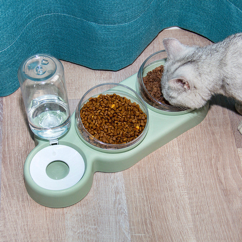 PetPerfect Tilted Double Bowl – Elevated Comfort Feeder