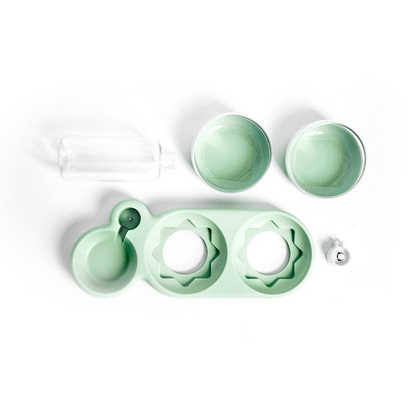 PetPerfect Tilted Double Bowl – Elevated Comfort Feeder