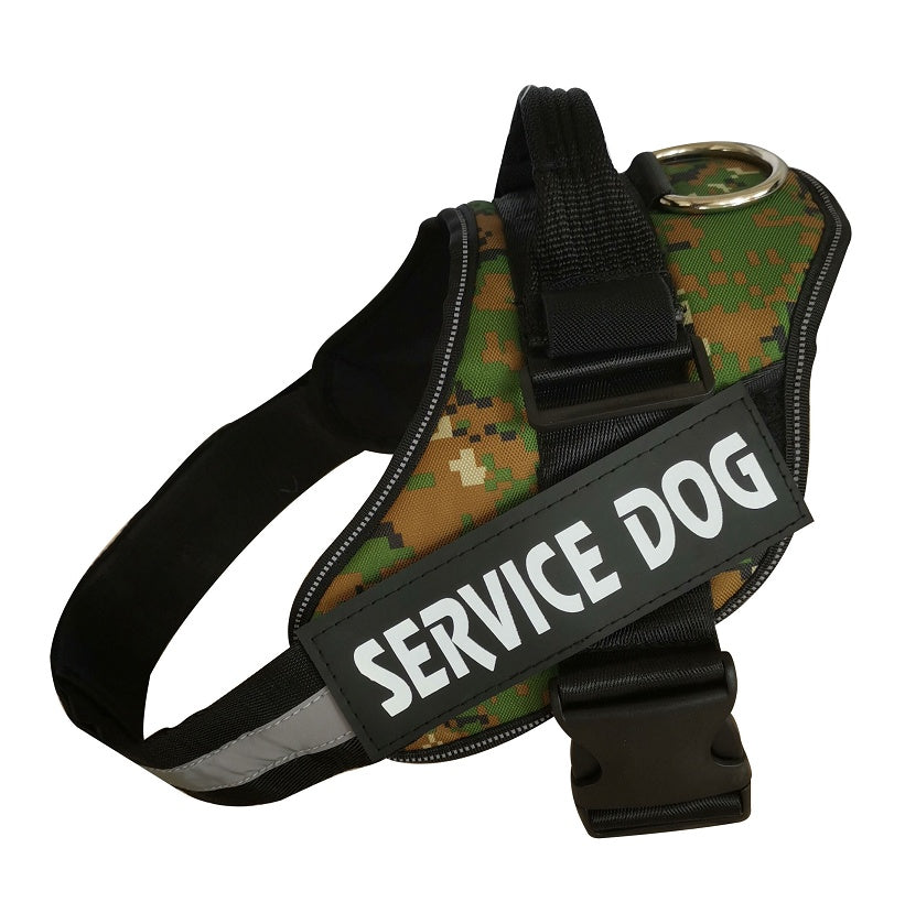 Personalized Reflective No‑Pull Harness — Custom Name Patch & Adjustable Fit