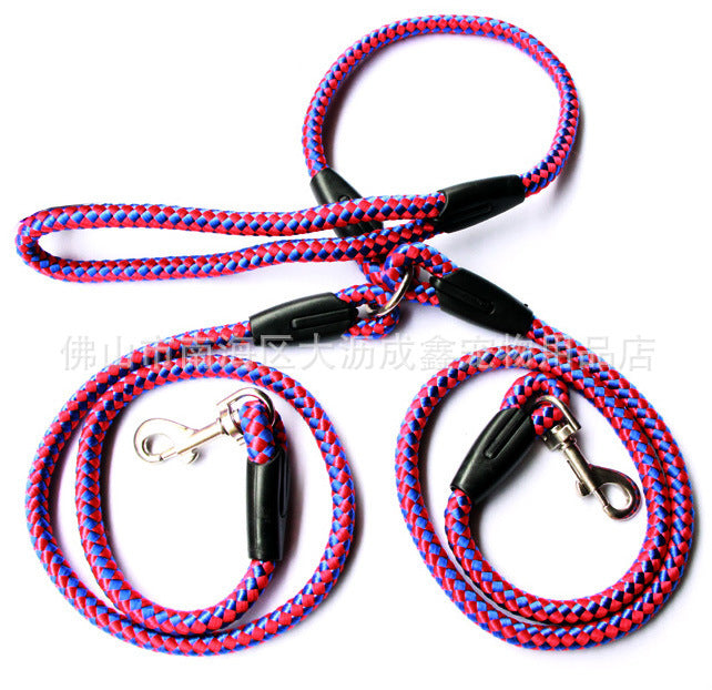 Double‑Ended Traction Rope – Walk Two Dogs with One Hand