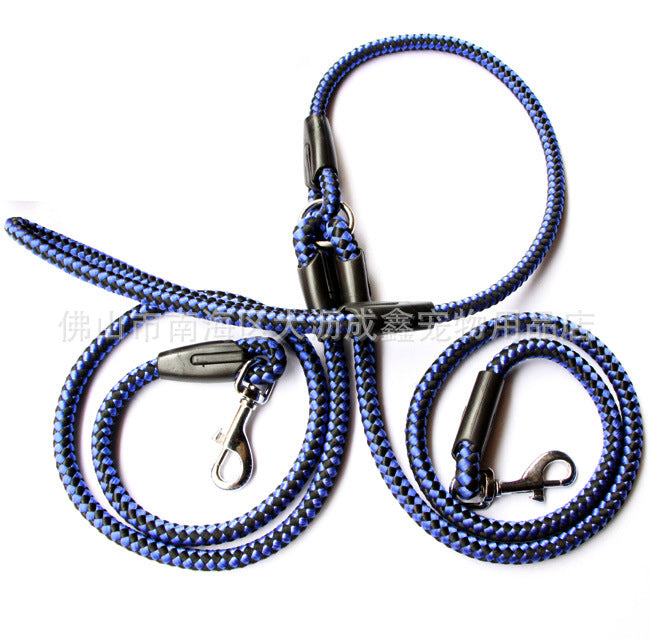 Double‑Ended Traction Rope – Walk Two Dogs with One Hand