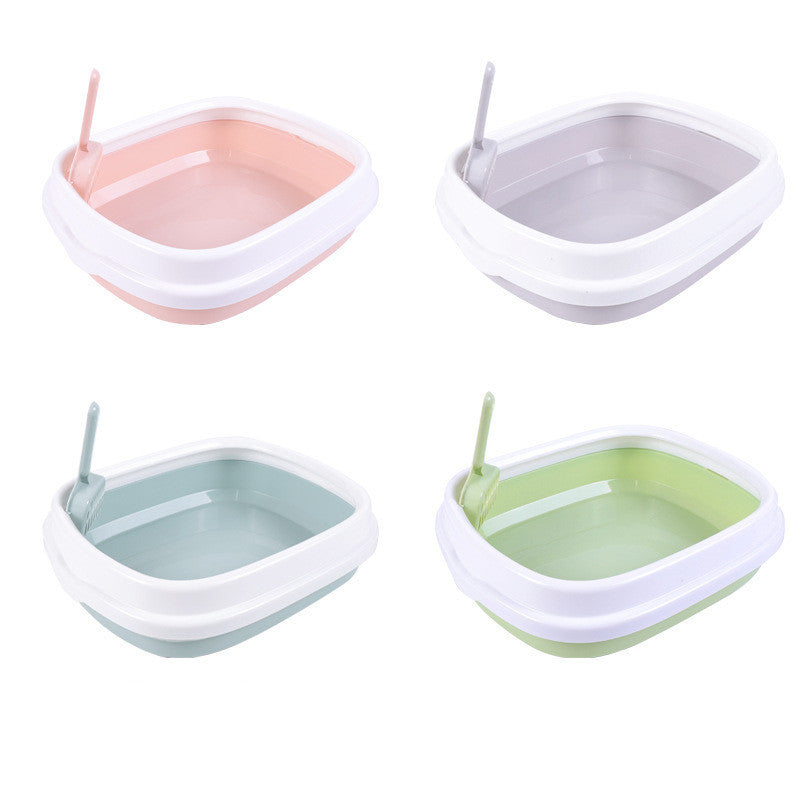 Spacious Anti‑Splash Detachable Cat Litter Box – Less Mess, More Comfort