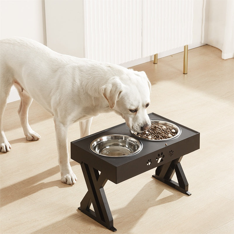 Portable Stainless‑Steel Pet Feeder