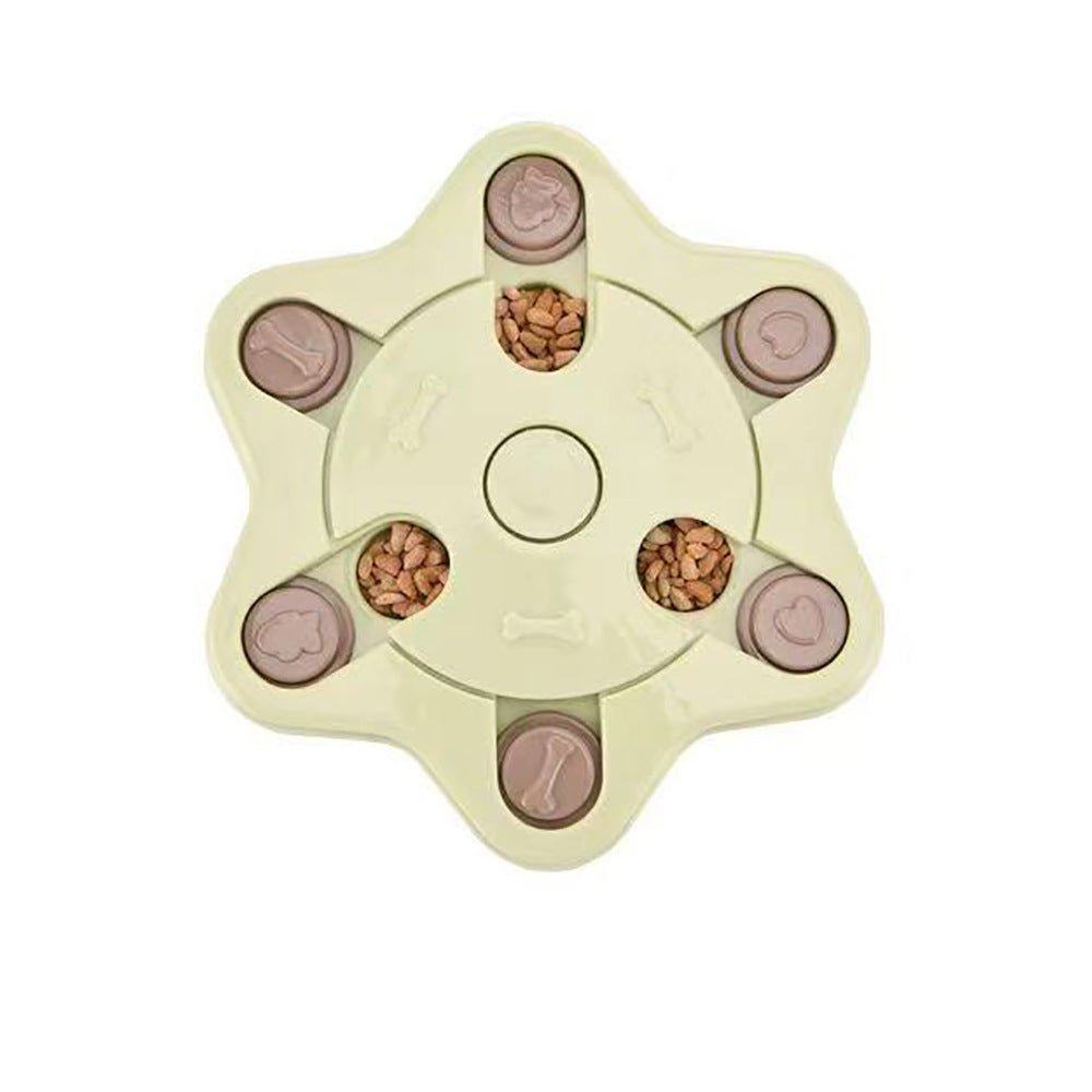 Interactive Dog IQ Puzzle Feeder for Small to Medium Dogs – Slow‑Dispensing Training Toy