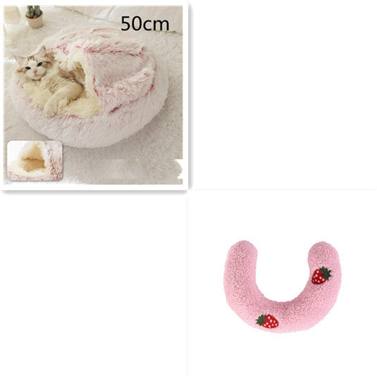 Cozy Nest 2‑in‑1 Winter Pet Bed