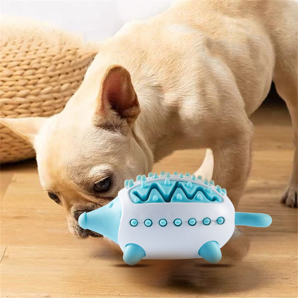 Interactive TPR Food‑Dispensing Dog & Cat Toy – Clean Teething, Smart Play