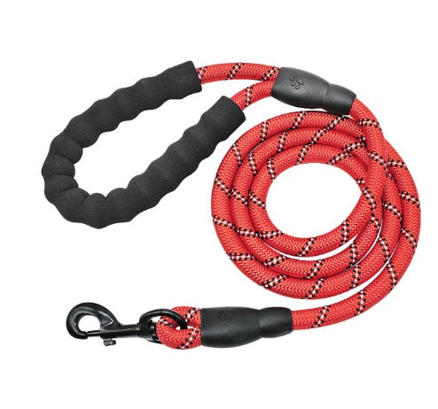 Reflective Nylon Dog Leash – Comfort, Safety & Control in Every Walk
