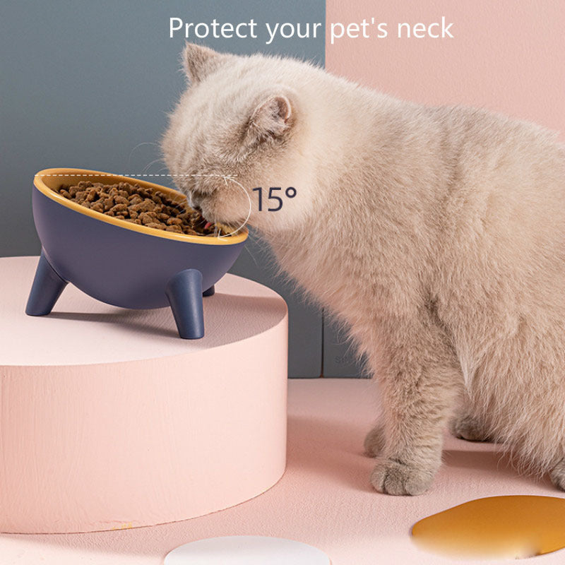 Nordic Elevated Pet Feeding Bowl with Stand – Ergonomic Design for Cats, Dogs & Rabbits