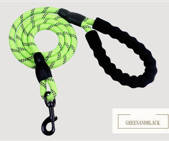 Reflective Nylon Dog Leash – Comfort, Safety & Control in Every Walk