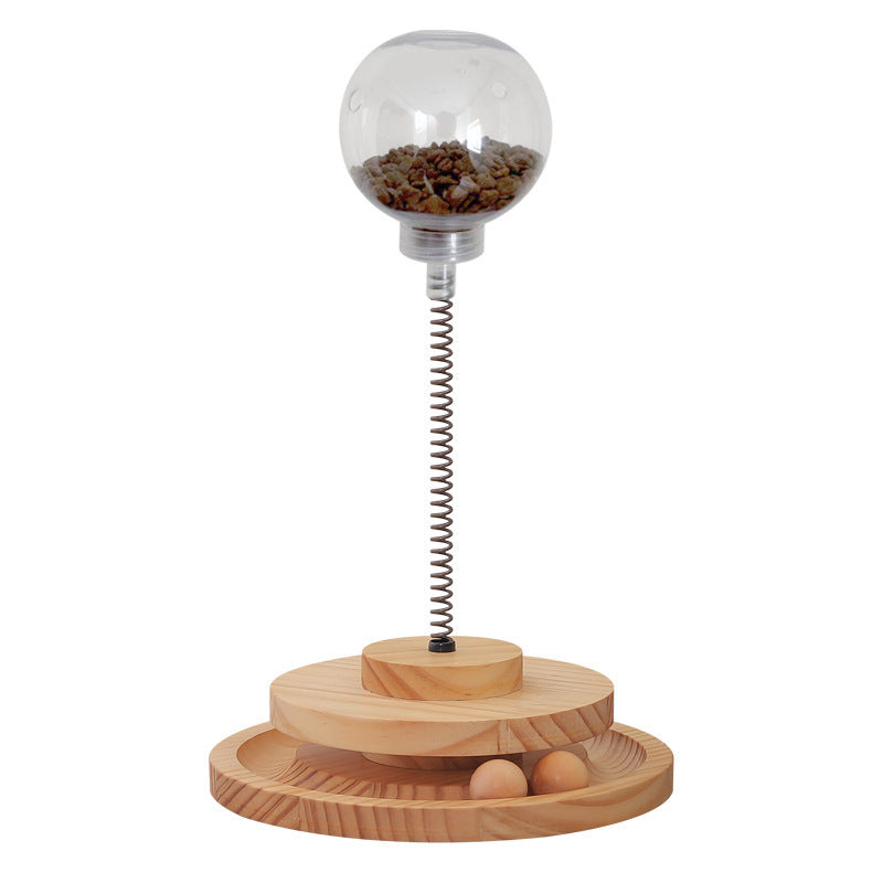 Interactive Cat Treat Dispenser Toy – Slow Feeder for Cats & Small Dogs
