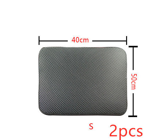 Double-Layer Cat Litter Mat – Keep Floors Clean & Paws Happy