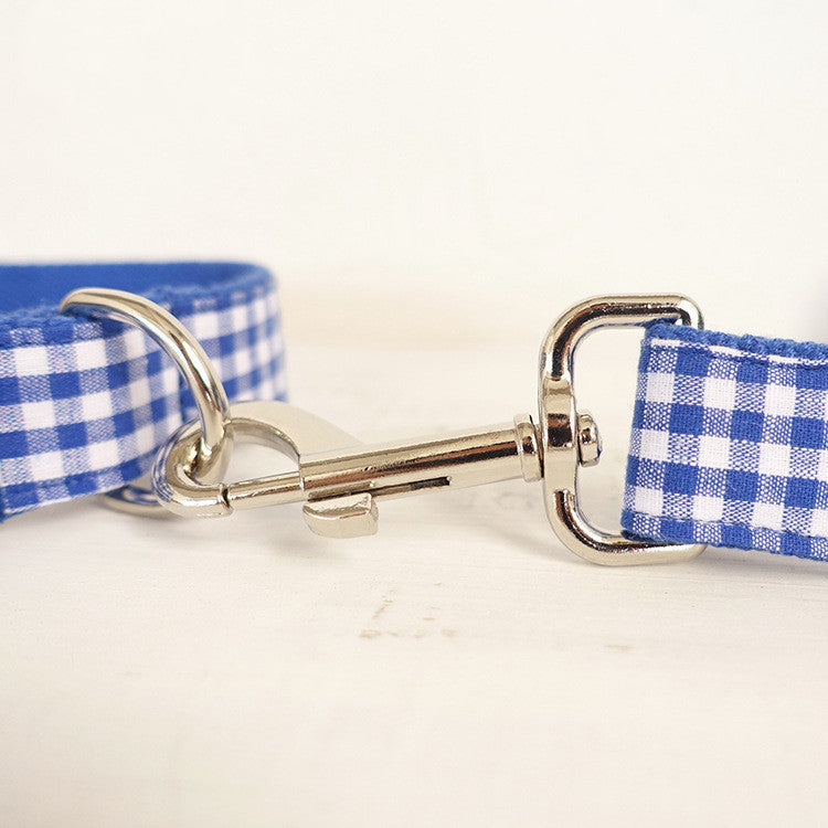Blue Check Pet Leash – Freedom & Peace of Mind