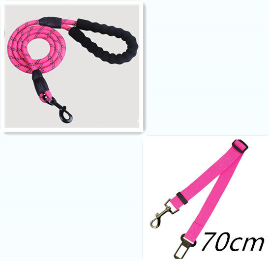 Reflective Nylon Dog Leash – Comfort, Safety & Control in Every Walk