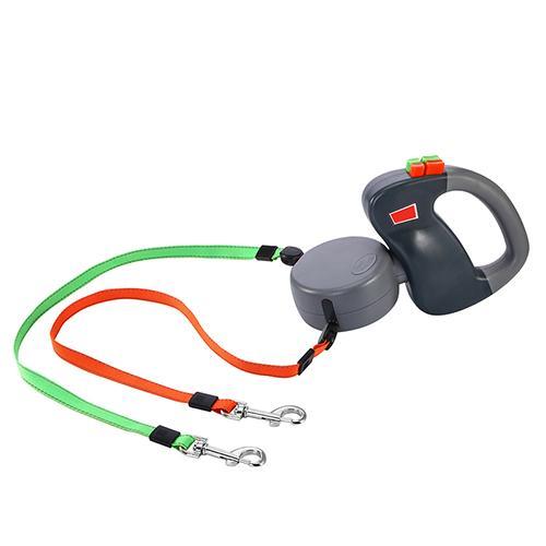 Effortless Dual Dog Walks – Retractable Double Pet Leash
