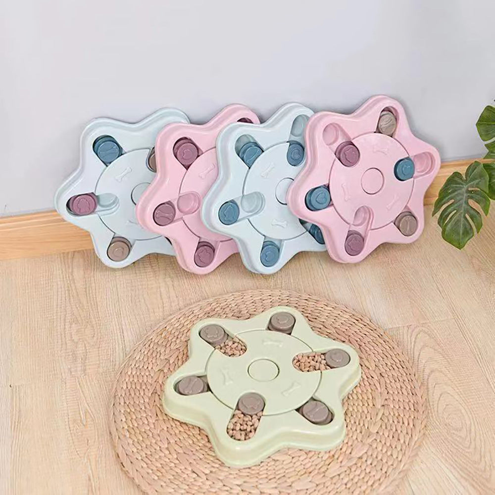 Interactive Dog IQ Puzzle Feeder for Small to Medium Dogs – Slow‑Dispensing Training Toy