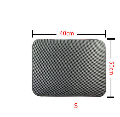 Double-Layer Cat Litter Mat – Keep Floors Clean & Paws Happy