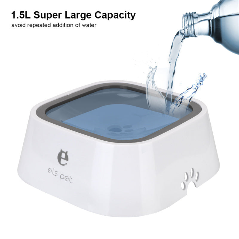 SmartSplash 1.5 L Anti‑Overflow Pet Water Bowl