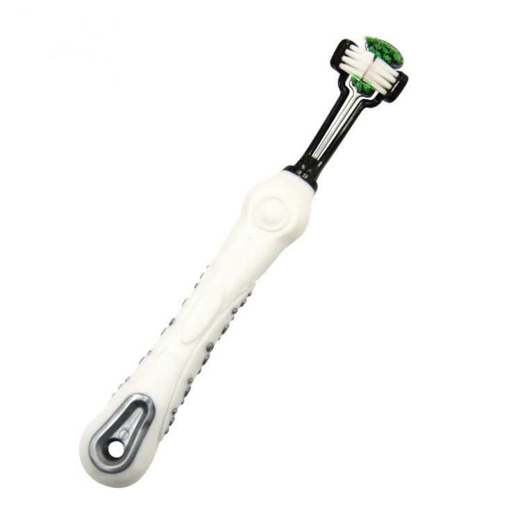 FreshPaw Triple‑Sided Dog Toothbrush – For Happier Pet Kisses