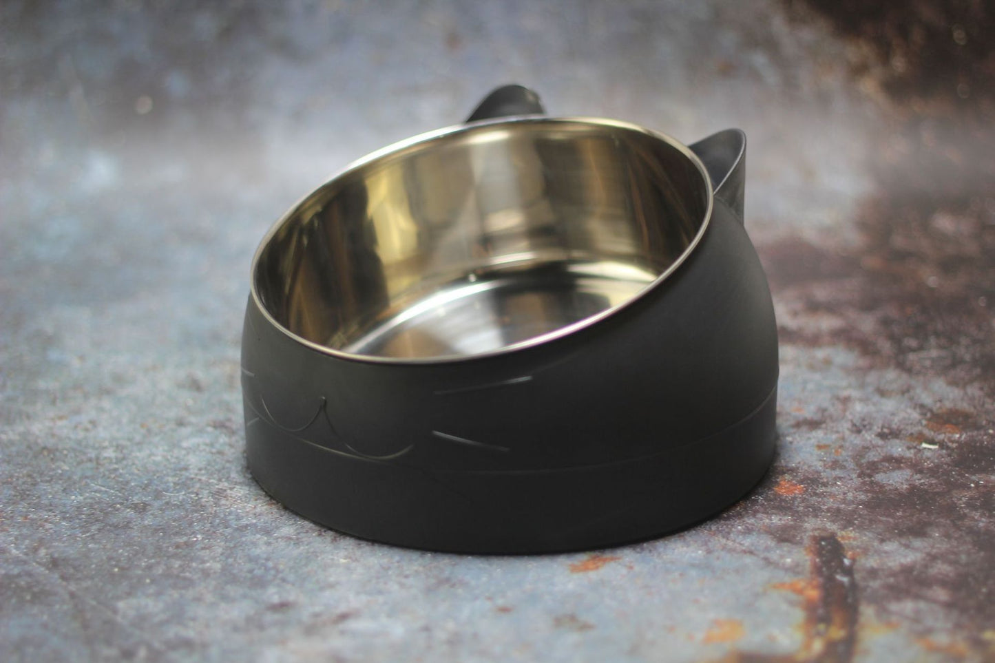 Cervical‑Support Oblique Cat Bowl — Healthy Mealtime for Your Pet