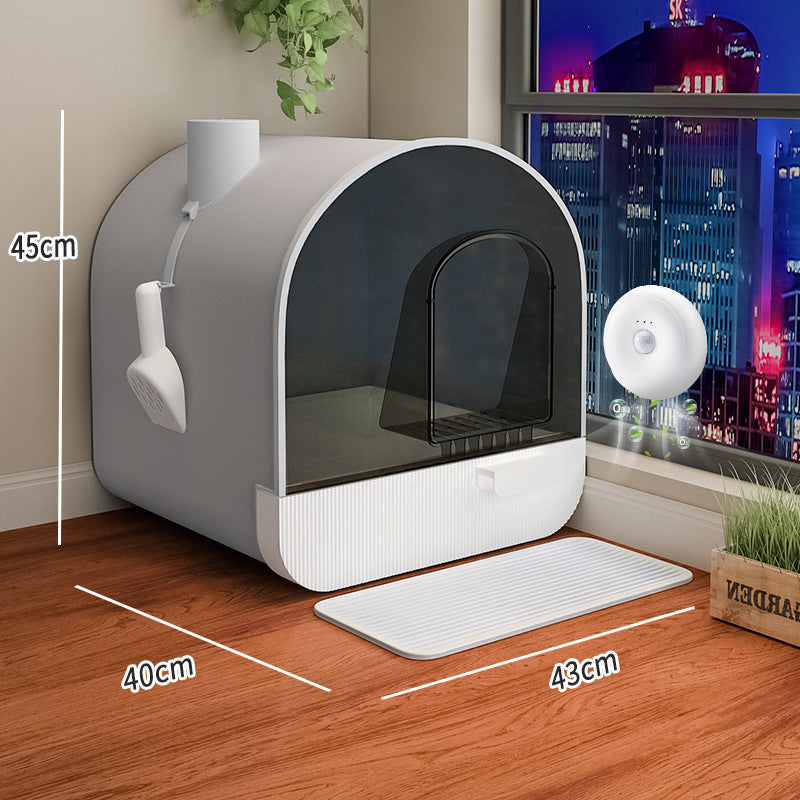 PureAir Closed‑Type Cat Litter Box – Odour‑Free, Clean & Private