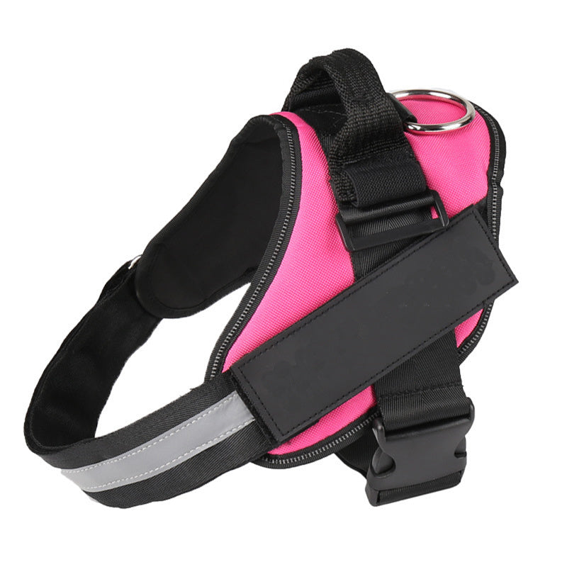 Personalized Reflective No‑Pull Harness — Custom Name Patch & Adjustable Fit