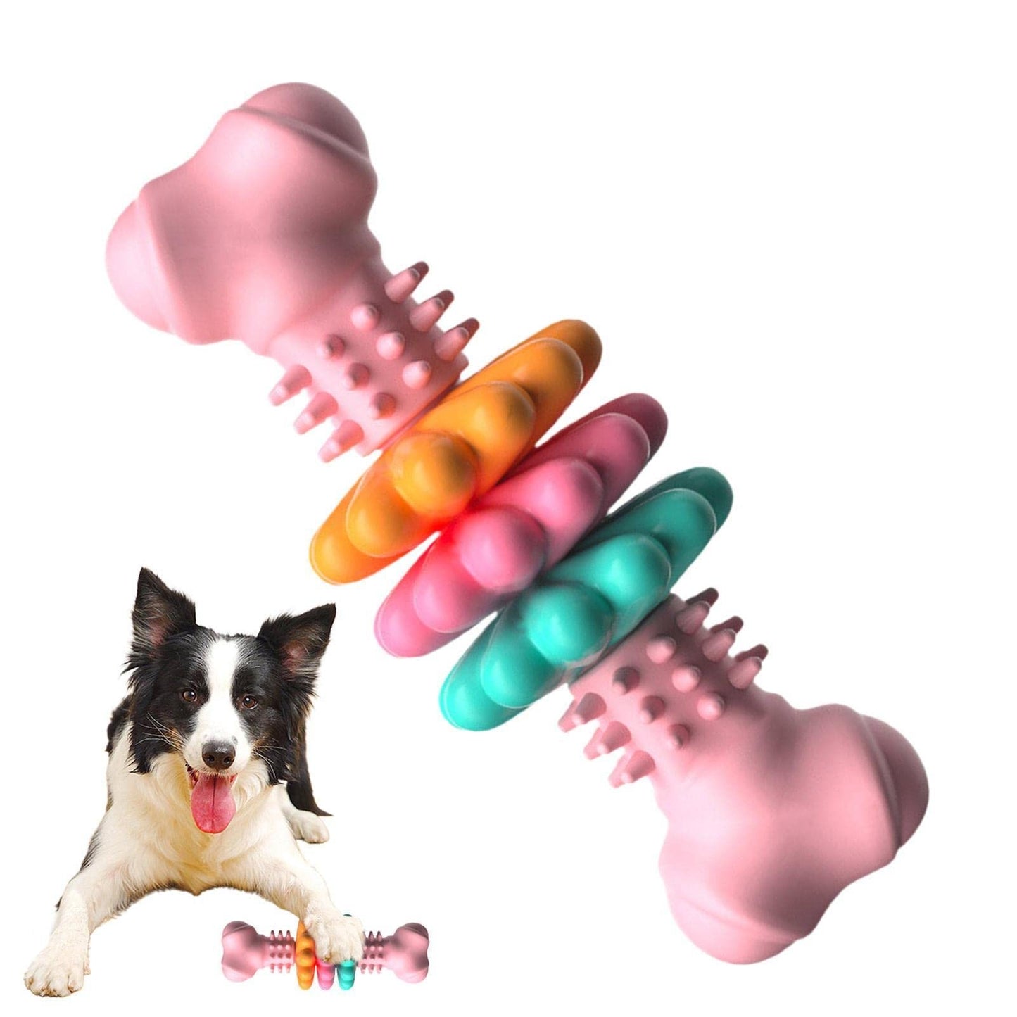Indestructible TPR Bone – Dental & Anxiety‑Relief Chew Toy