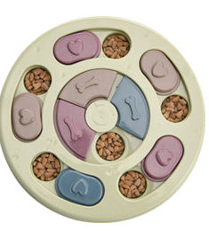 Interactive Dog IQ Puzzle Feeder for Small to Medium Dogs – Slow‑Dispensing Training Toy