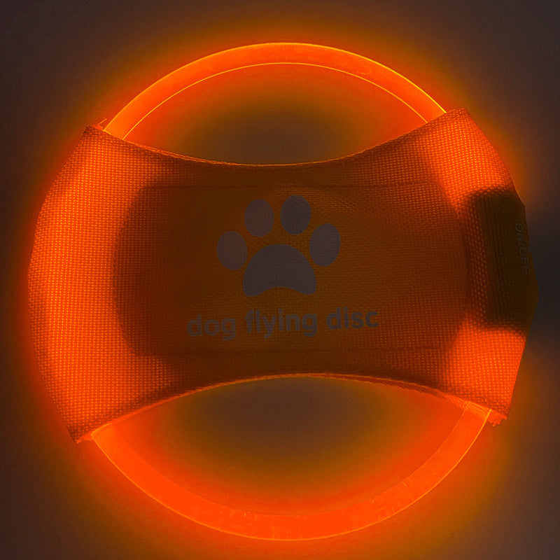 Glow‑Fetch LED Dog Flying Disc – Light Up Playtime