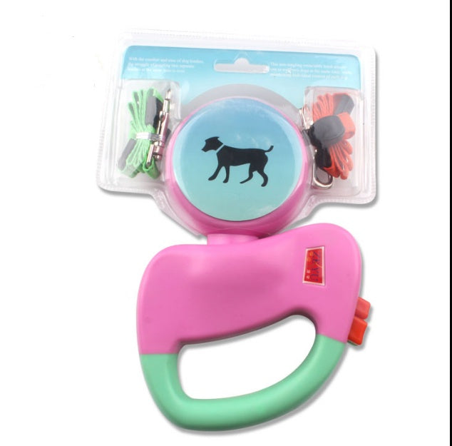 Effortless Dual Dog Walks – Retractable Double Pet Leash