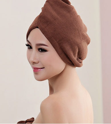 Women's Hair Dryer Cap, Absorbent Dry Hair Towel - Barking Good Deals