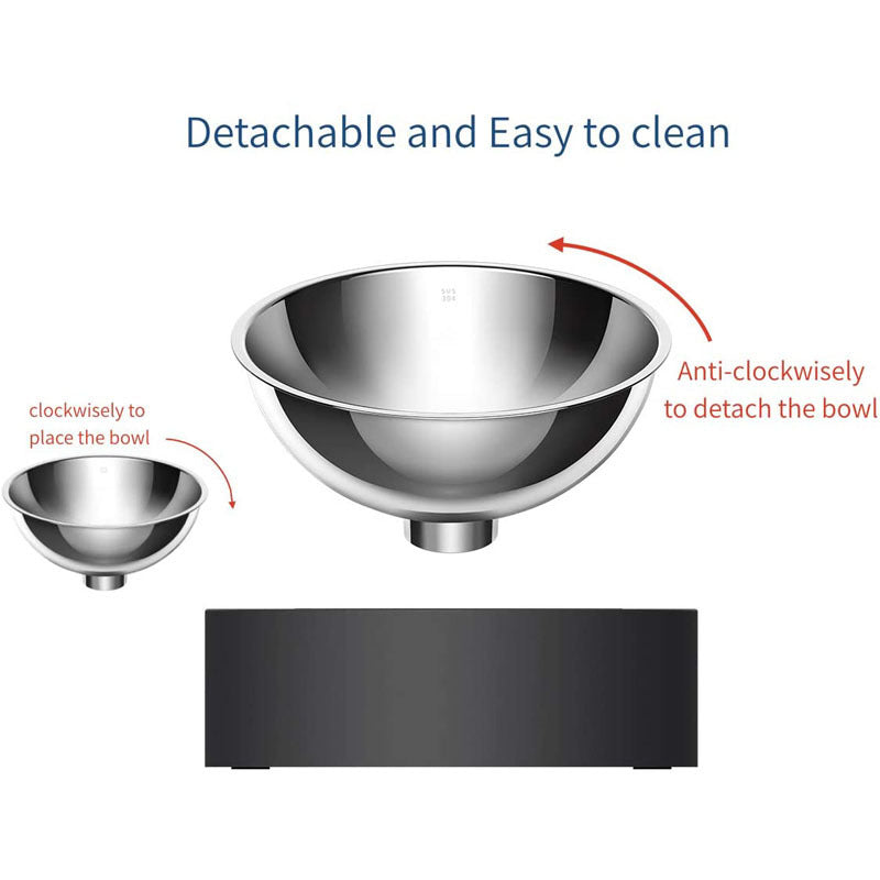 Elevate Mealtime Comfort: Adjustable Stainless Steel Pet Double Bowls