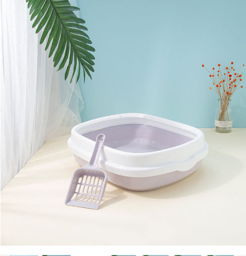 Spacious Anti‑Splash Detachable Cat Litter Box – Less Mess, More Comfort
