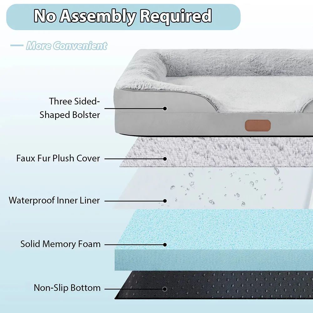 Premium Waterproof Sofa-Style Pet Bed – Comfort You Can Count On