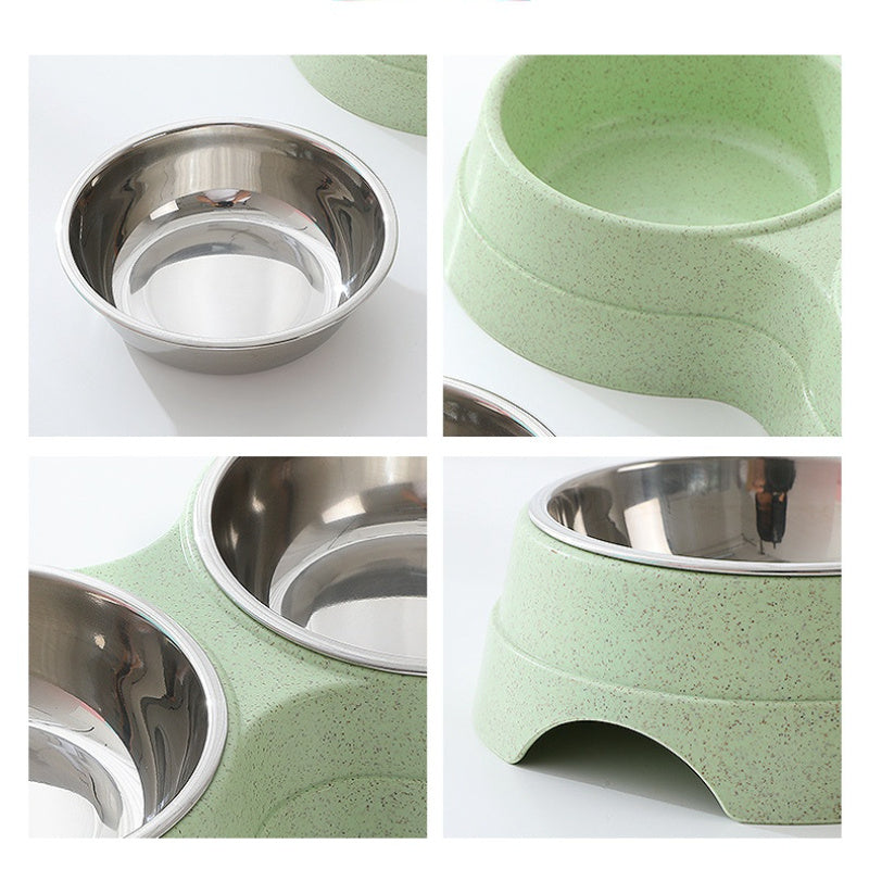 Double Pet Bowl Feeder – Hygienic & Happy Mealtimes