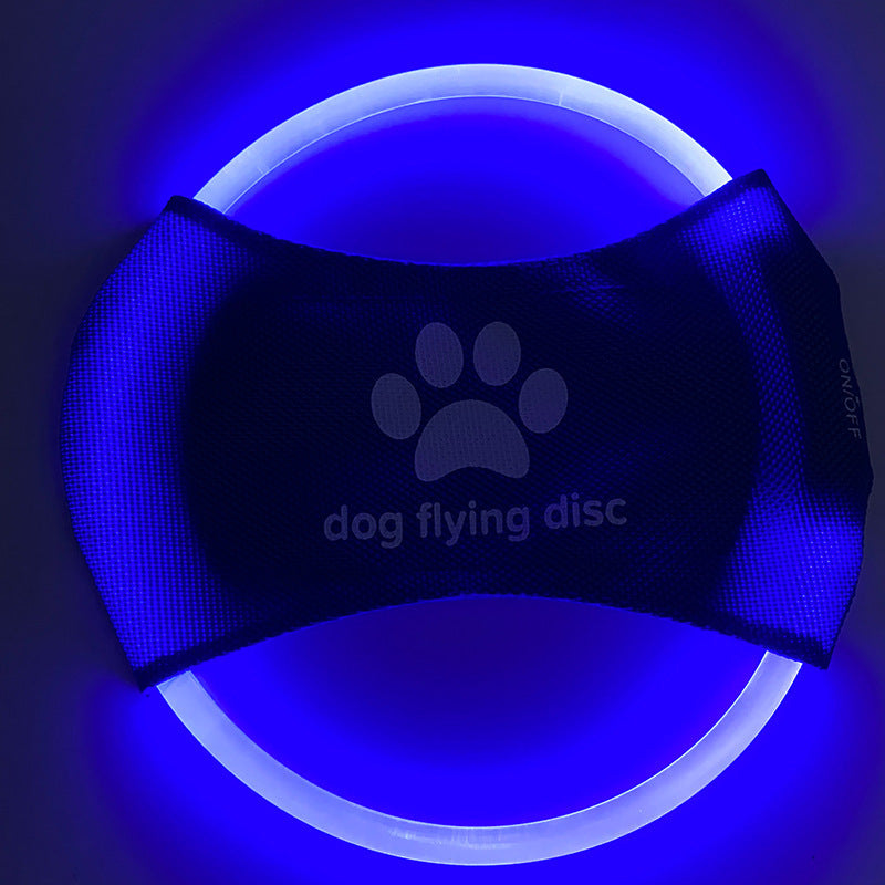 Glow‑Fetch LED Dog Flying Disc – Light Up Playtime